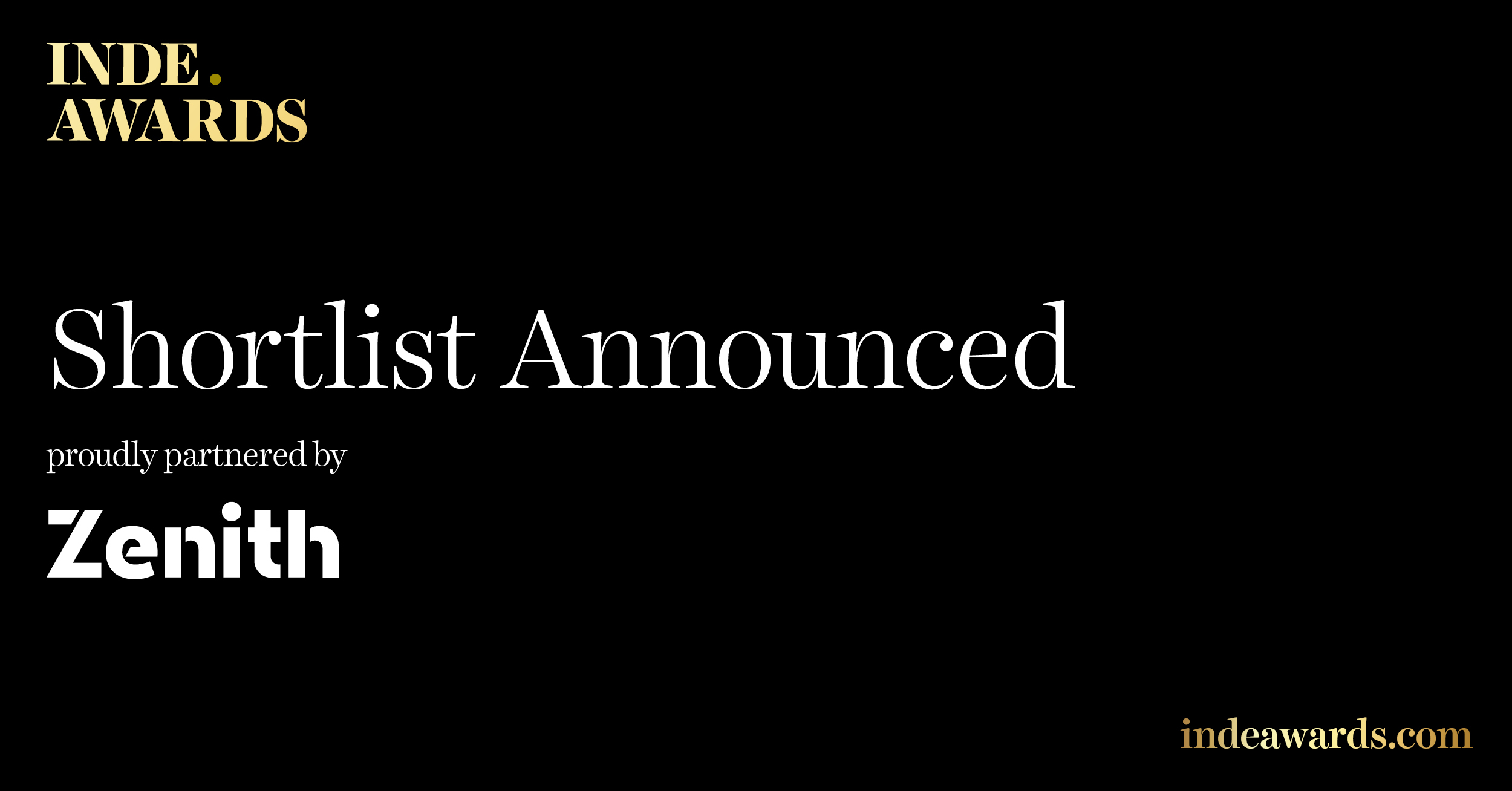 INDE.Awards announce the 2023 shortlist